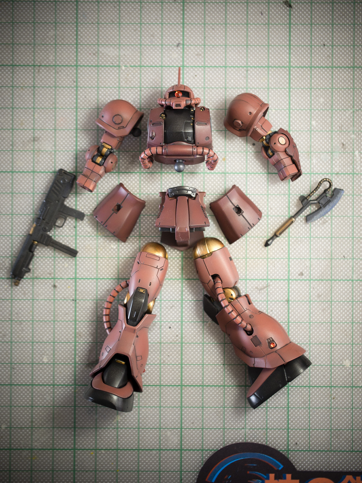 Bandai 1/144 HG MS-06S Zaku 2 [Char Aznable Origin Ver.]