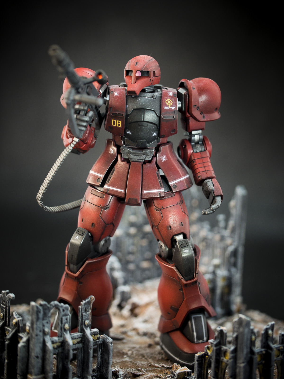 Bandai 1/144 HG MS05S Char Aznable`s Zaku 1
