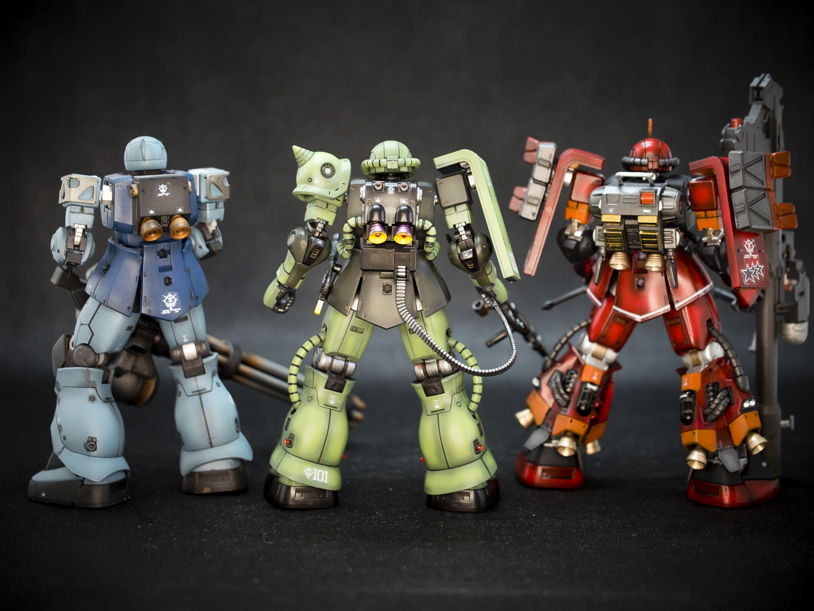 Bandai /1/44 HG MS-06C Zaku 2 Type C/C-5