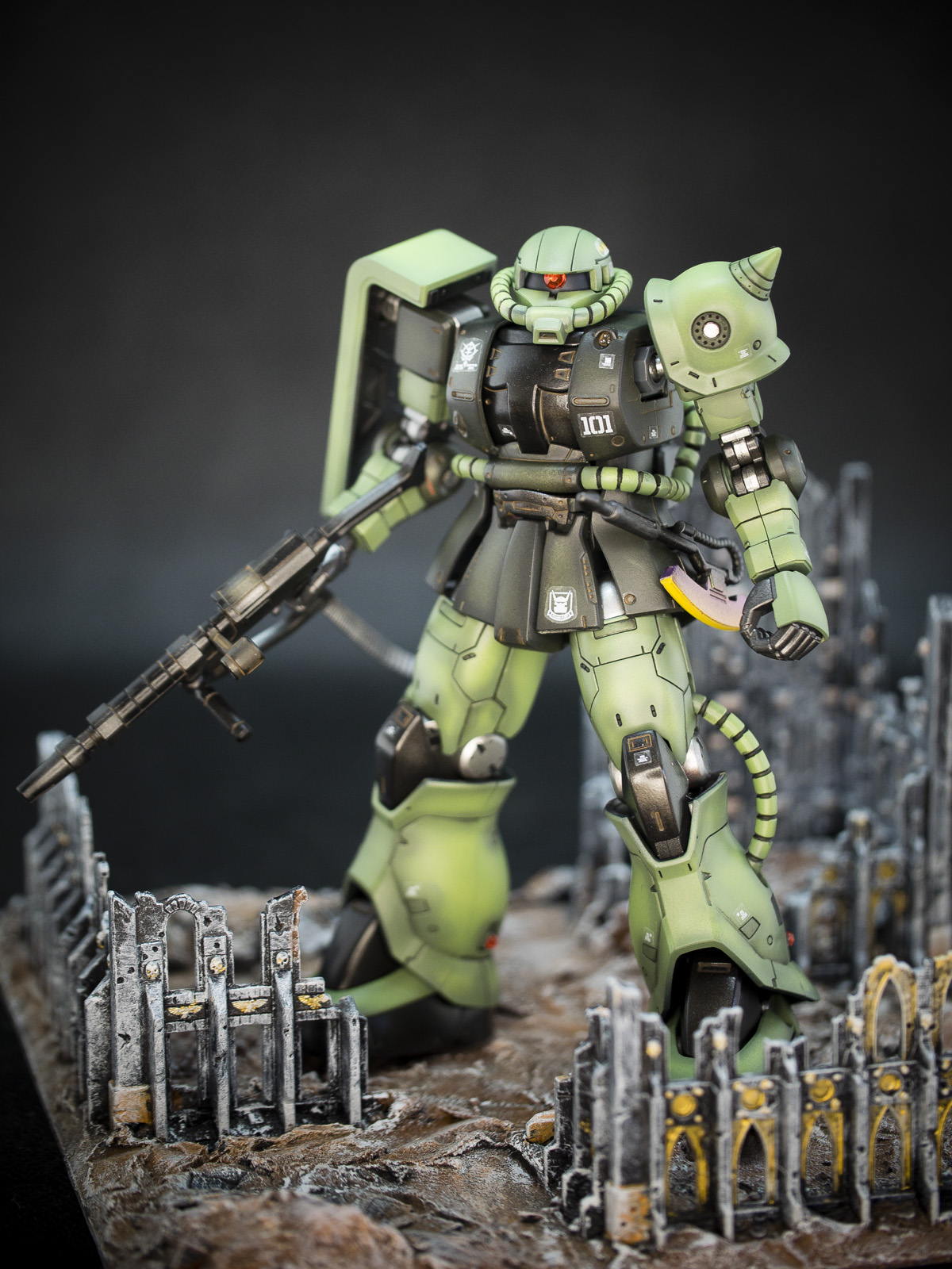 Bandai /1/44 HG MS-06C Zaku 2 Type C/C-5