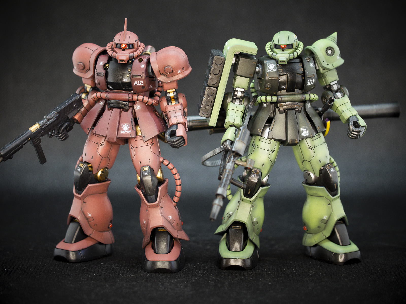 Bandai /1/44 HG MS-06C Zaku 2 Type C/C-5
