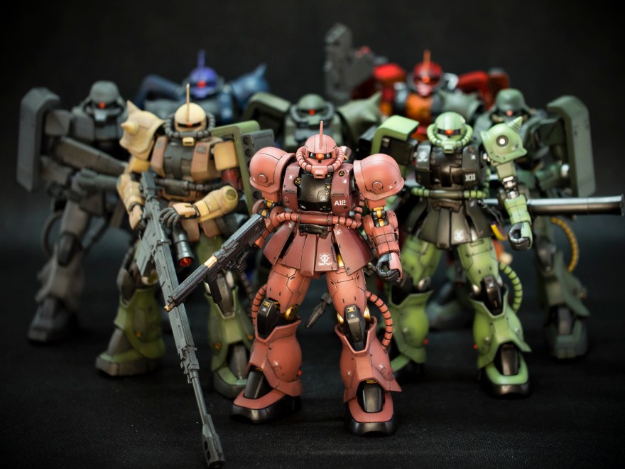 Bandai /1/44 HG MS-06C Zaku 2 Type C/C-5