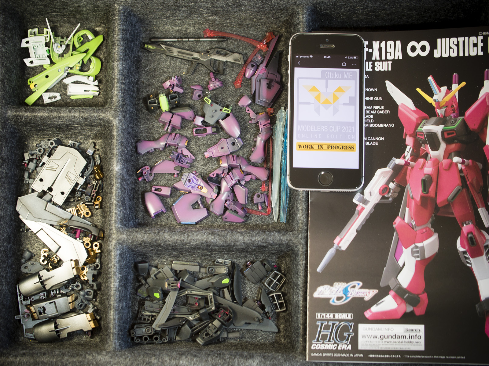 Bandai 1/144 HGCE ZGMF-X19A Infinite Justice Gundam