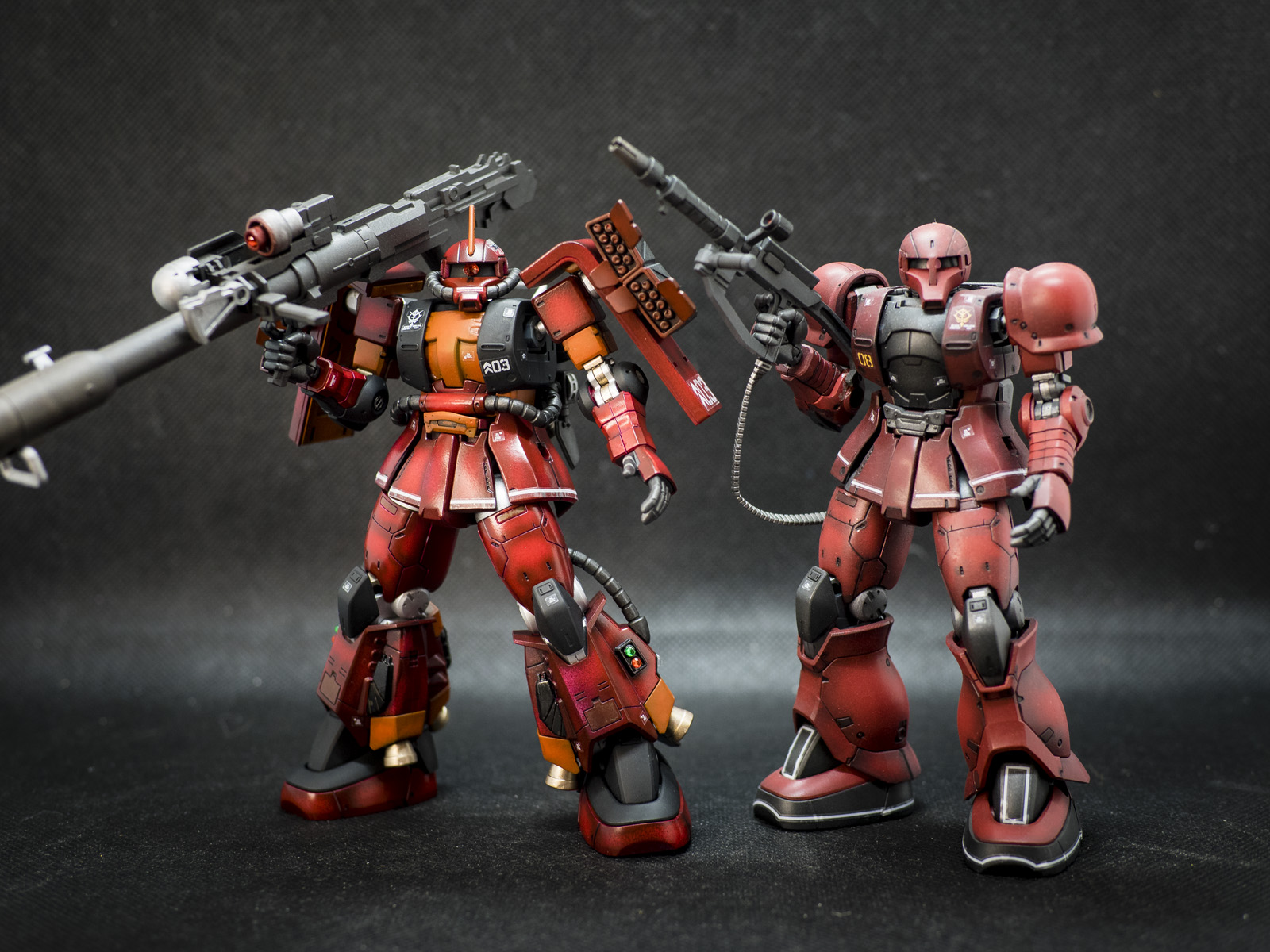 Bandai 1/144 HG MS-06R-1A Zaku 2 High Mobility Type