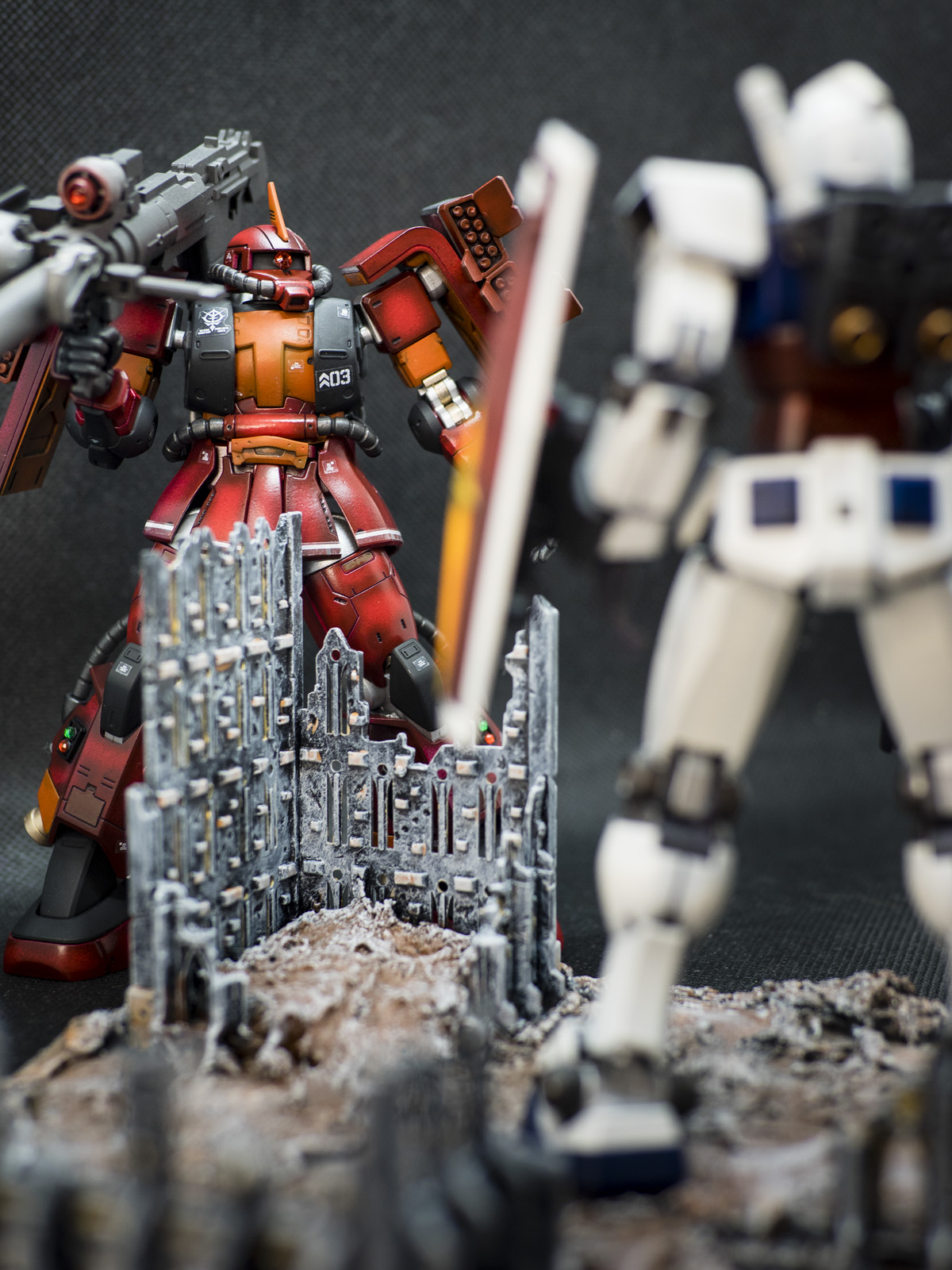 Bandai 1/144 HG MS-06R-1A Zaku 2 High Mobility Type