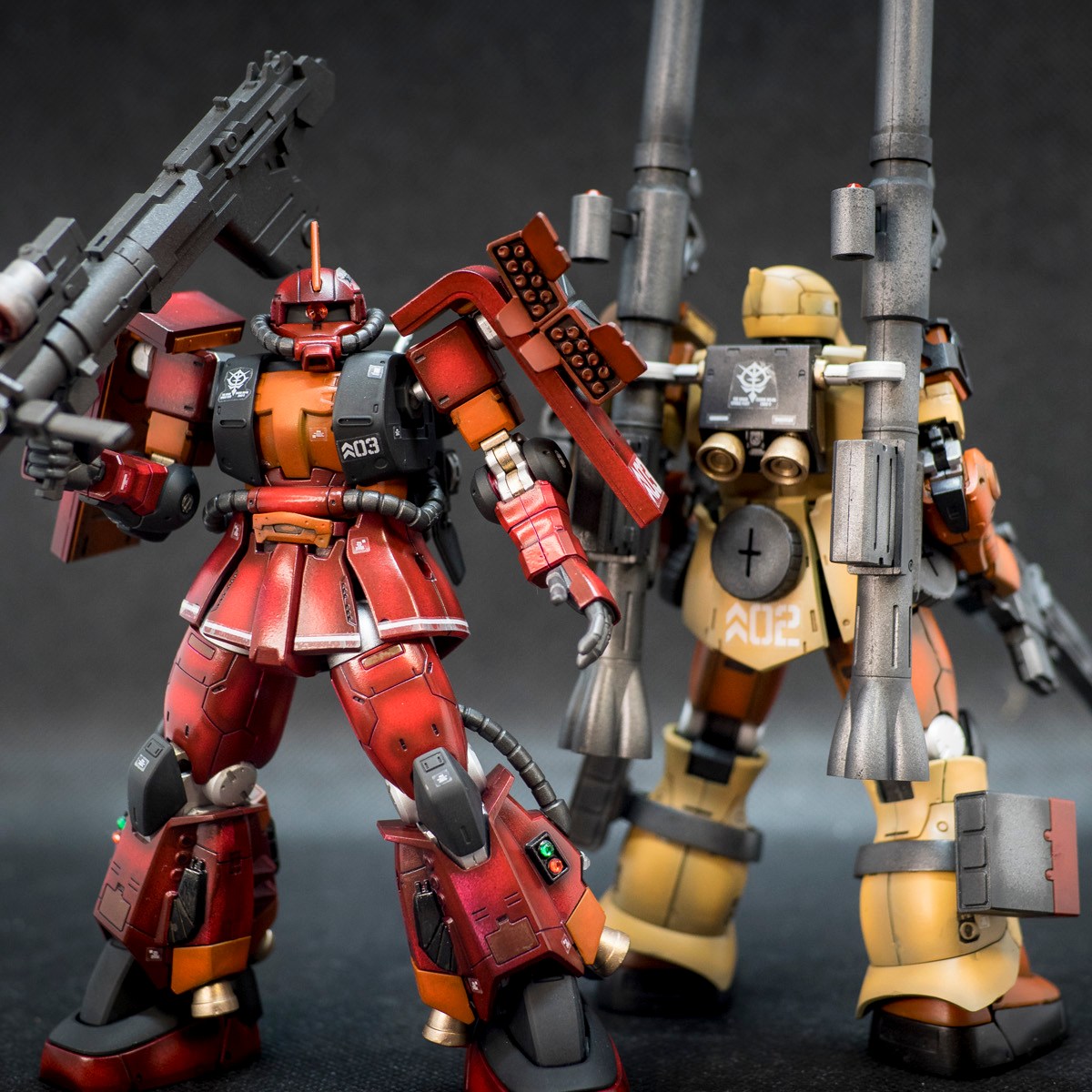 Bandai 1/144 HG MS-06R-1A Zaku 2 High Mobility Type