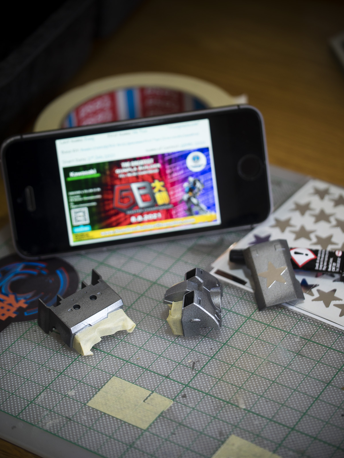 Bandai 1/144 HG RCX-76-02 Guncannon First Type [Iron Cavalry Squadron] [Iron Patriot Custom]