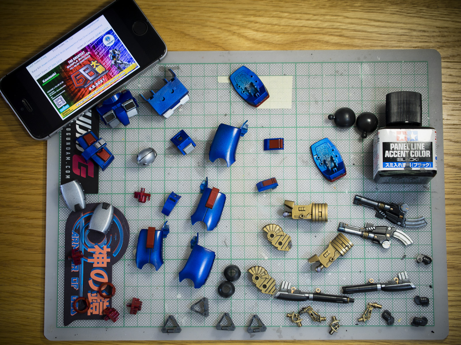 Bandai 1/144 HG RCX-76-02 Guncannon First Type [Iron Cavalry Squadron] [Iron Patriot Custom]