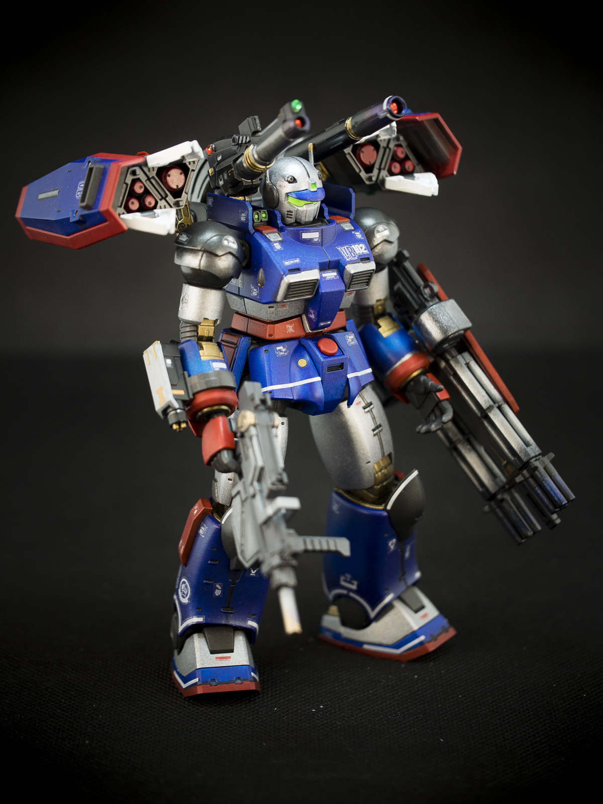 Bandai 1/144 HG RCX-76-02 Guncannon First Type [Iron Cavalry Squadron] [Iron Patriot Custom]