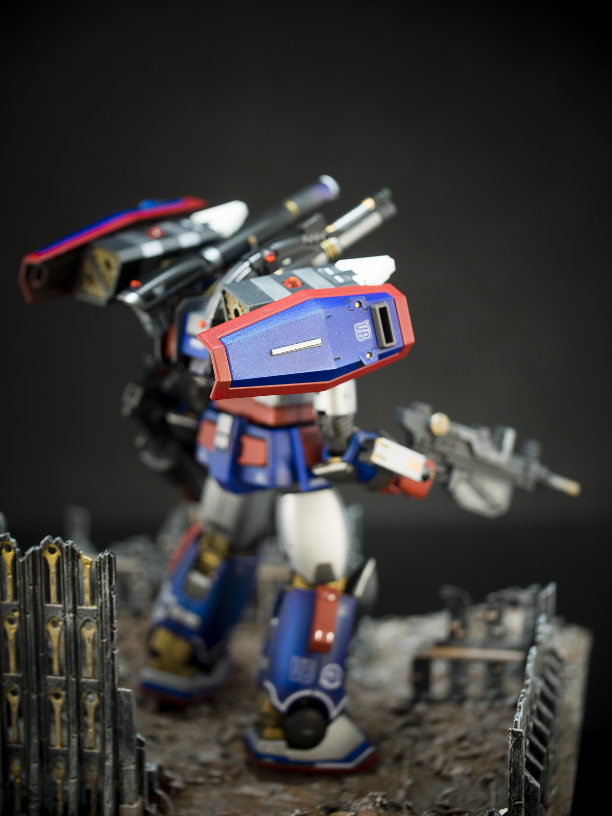 Bandai 1/144 HG RCX-76-02 Guncannon First Type [Iron Cavalry Squadron] [Iron Patriot Custom]