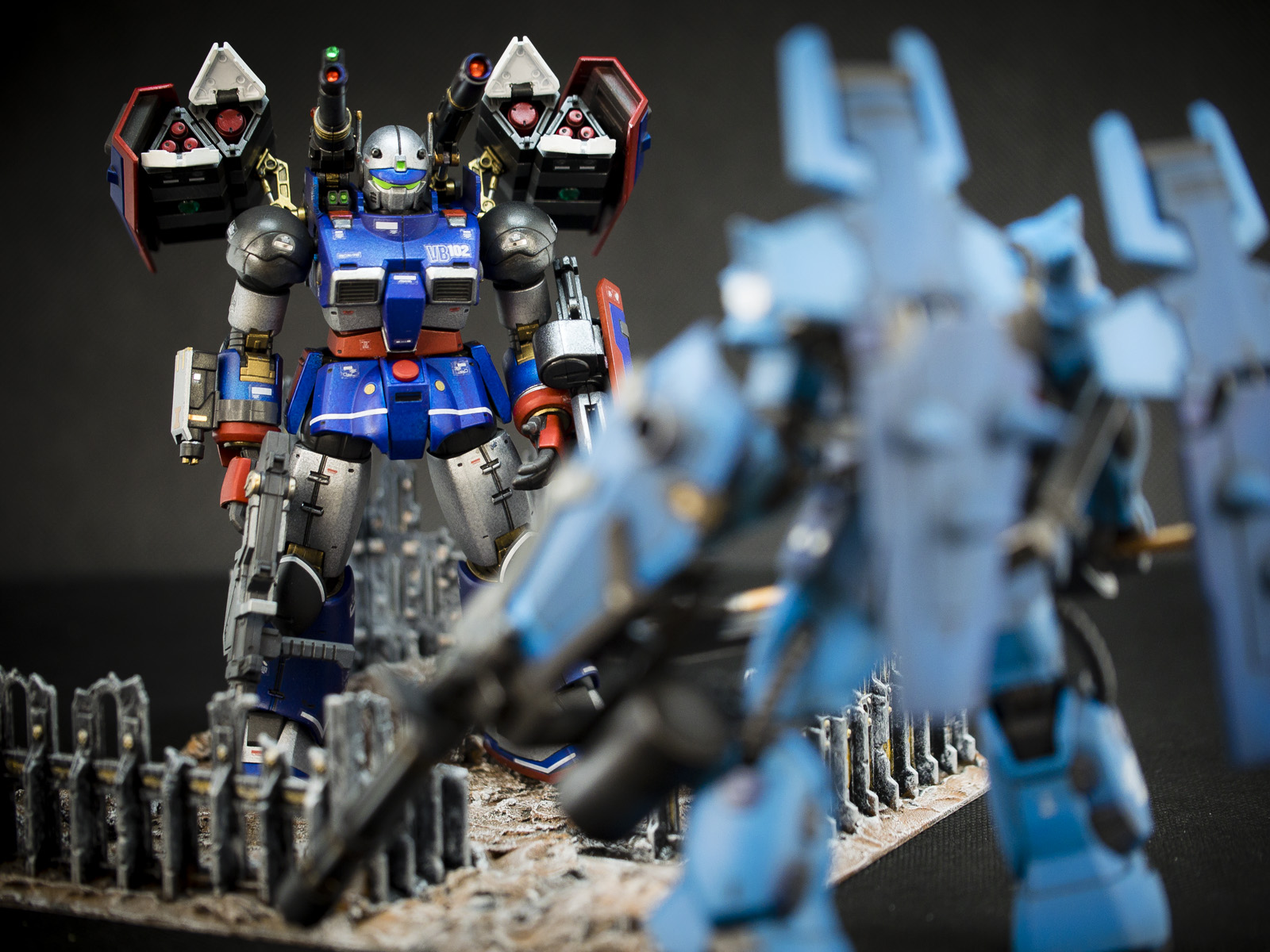 Bandai 1/144 HG RCX-76-02 Guncannon First Type [Iron Cavalry Squadron] [Iron Patriot Custom]