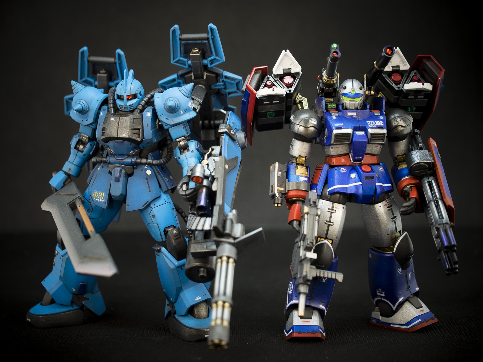 Bandai 1/144 HG RCX-76-02 Guncannon First Type [Iron Cavalry Squadron] [Iron Patriot Custom]