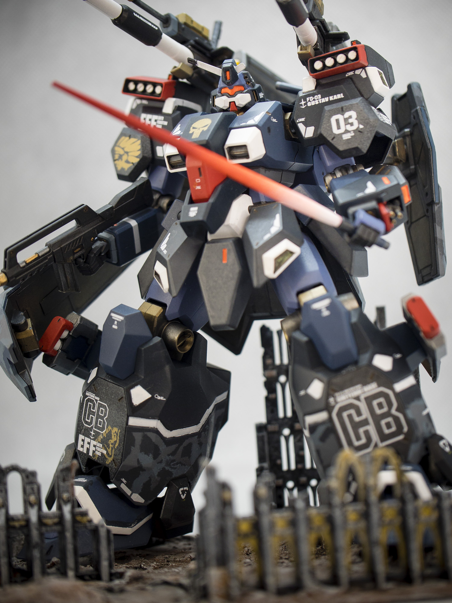Bandai 1/144 HGUC FD-03 Gustav Karl Unicorn Ver.