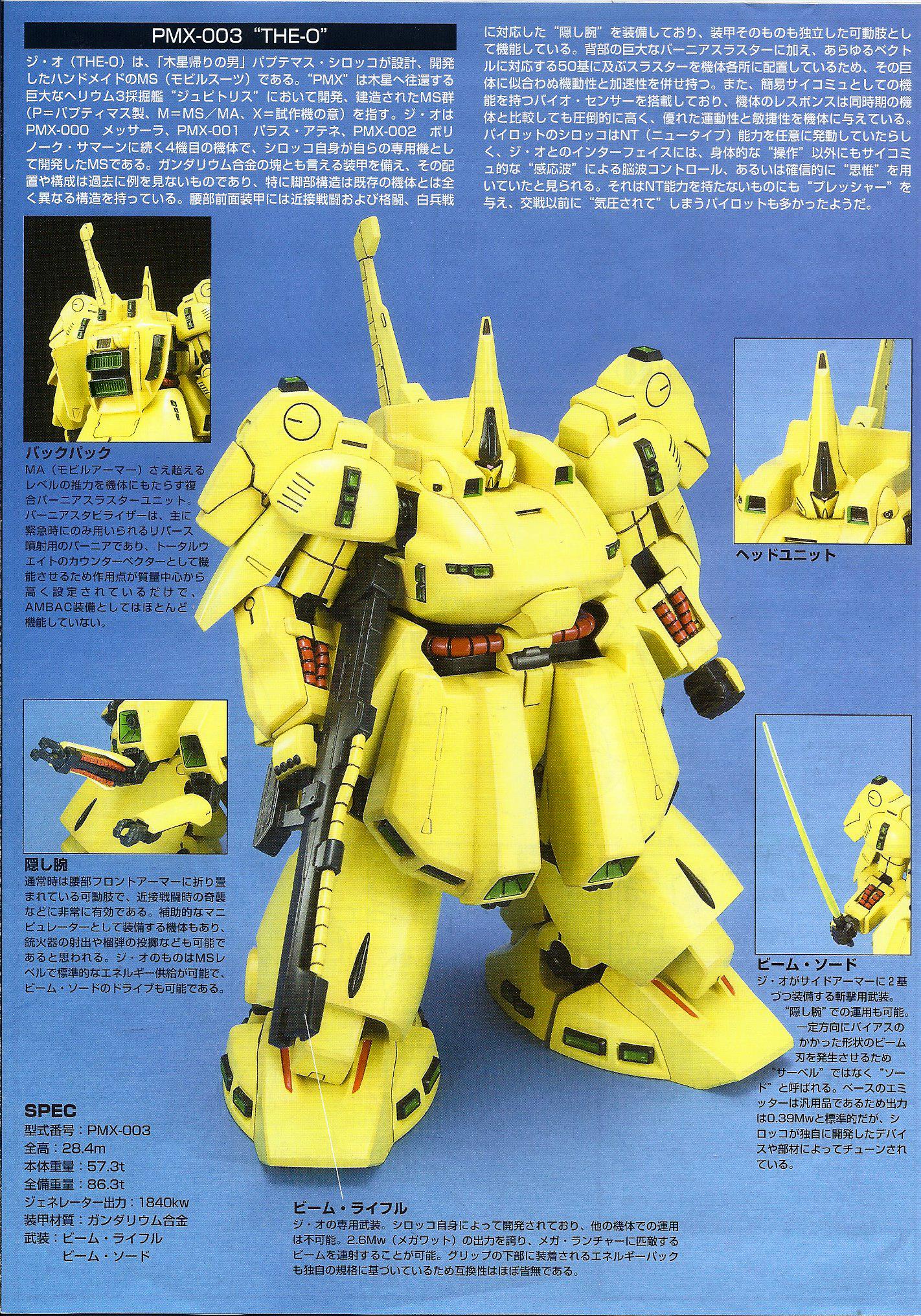 Bandai 1/144 HG PMX-003 The-O